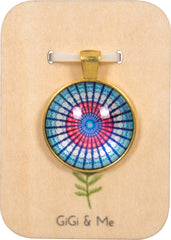 Bright & Beautiful Round  Pendant in Gold - PG027