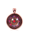 Bright & Beautiful Round Pendant in Rose Gold - PRG001