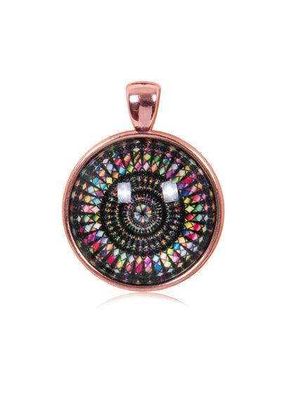 Bright & Beautiful Round Pendant in Rose Gold - PRG002