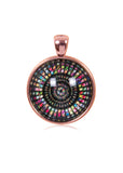 Bright & Beautiful Round Pendant in Rose Gold - PRG002