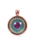 Bright & Beautiful Round Pendant in Rose Gold - PRG003