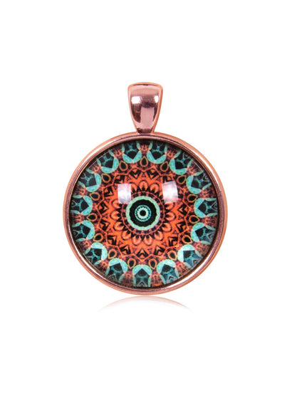 Bright & Beautiful Round Pendant in Rose Gold - PRG006