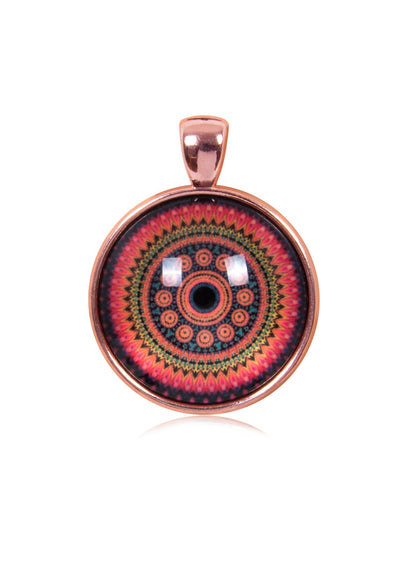 Bright & Beautiful Round Pendant in Rose Gold - PRG027