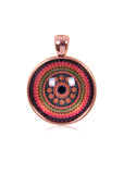 Bright & Beautiful Round Pendant in Rose Gold - PRG027
