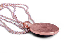 Bright & Beautiful Round Pendant in Rose Gold - PRG001