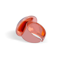 Ombre Wide Band Ring in Rose Gold - RWBRG002