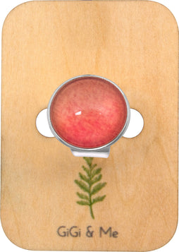 Ombre Wide Band Ring in Bright Silver - RWBBS009