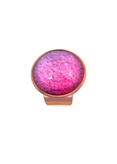 Ombre Wide Band Ring in Rose Gold - RWBRG002