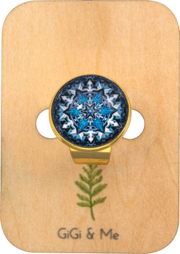 Bright & Beautiful Wide Band Ring in Gold - RWBG003